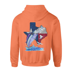 Wahoo season Texas wahoo saltwater fishing - Standard Hoodie