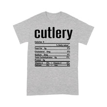 Load image into Gallery viewer, Cutlery nutritional facts happy thanksgiving funny shirts - Standard T-shirt