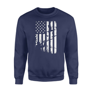 Duck Hunting American Flag Clothes, Shirt for hunter NQSD239 - Standard Crew Neck Sweatshirt
