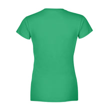 Load image into Gallery viewer, Kiss me I&#39;m Irish Customize Name shirt Perfect gift for St Patrick&#39;s day - Standard Women&#39;s T-shirt