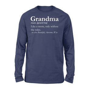 Grandma Gifts Grandma Definition shirt, cute funny gift for grandma - FSD1360D06