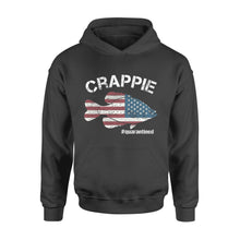 Load image into Gallery viewer, Crappie fishing US flag quarantined shirts