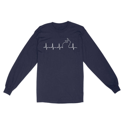 Men’s Rabbit hunting Shirt, Rabbit Pulse Heartbeat Long sleeve - FSD3787 D06