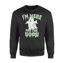 Load image into Gallery viewer, I&#39;m here for the boos - Standard Crew Neck Sweatshirt