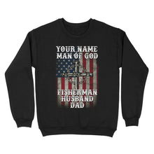 Load image into Gallery viewer, Fisherman - Man of God personalized gift Standard Crew Neck Sweatshirt