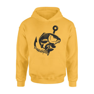 Carp fishing tattoos Customize name Hoodie, personalized fishing gifts for fisherman - NQS1208