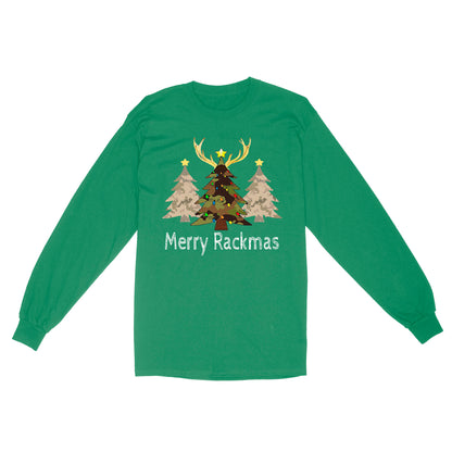 Deer, Elk, Moose hunting Merry Rackmas hunting gift for men Long Sleeve TAD02