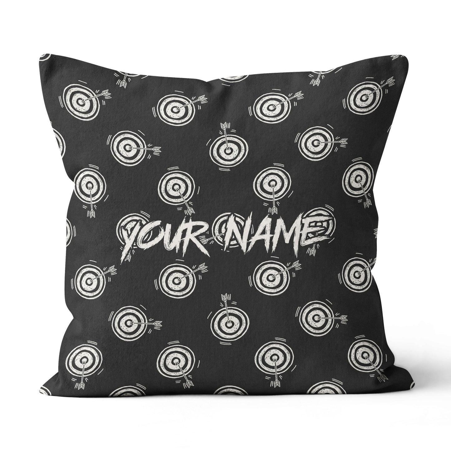 Personalized Black Doodle Archery Pillow Custom Gifts For Archery Lovers VHM0874