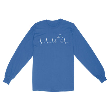 Men’s Rabbit hunting Shirt, Rabbit Pulse Heartbeat Long sleeve - FSD3787 D06