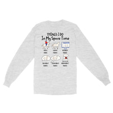 Load image into Gallery viewer, Things I Do In My Spare Time, Horse Gifts For Girls, Women, Gift for horse lovers D03 NQS2676 Long sleeves shirt