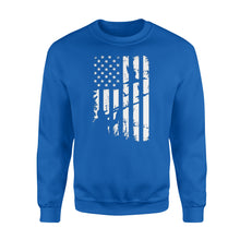 Load image into Gallery viewer, Duck Hunting American Flag Clothes, Shirt for hunter NQSD239 - Standard Crew Neck Sweatshirt