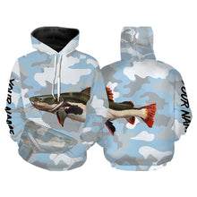 Load image into Gallery viewer, Catfish Fishing Camo Custom Name Long sleeves Shirts For Men And Women TATS85
