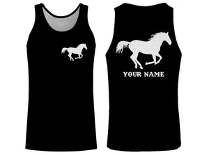 Love Horse purple camo Custom All over print Shirts, personalized horse gifts for girls - NQS2687