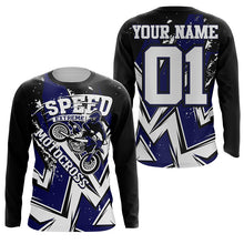 Load image into Gallery viewer, Speed Race Personalized Motocross Jersey UPF30+ Kid Adult Dirt Bike MX Off-road Long Sleeves NMS1141